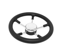 SZLIFE Volant Bateau Accessoires pour Bateaux Installation Facile Volant Marin Confortable en Acier Inoxydable pour Bateaux pêche, 32.5 Cm