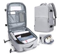 SZLX Sac à Dos de Voyage Femme Cabine Avion Bagage Cabine pour Ryanair Easyjet Bagage à Main Sac à Dos Ordinateur 14 Pouces Homme Sac a Dos Avion Sous le Siege avec Compartiment à Chaussures