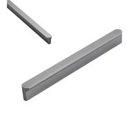SZLXJMFL Boutons de Tiroir Gris,Poignée Meuble en Alliage d'Aluminium | Finition en Anodisé, Entraxe:96-960mm Poignée d’Armoire,Lot de 2 Poignet de Porte Cuisine Avec Vis-128mm/5in