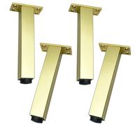 SZLXJMFL Pied de Table Camping Car, 4 Pièces Pied de Table Reglable Pieds de Table Haute Pieds Meuble Aluminum Alloy | Anodisé Hauteur: 6-40cm Tables à Manger Commodes Casier Bricolage 30cm/11.8"