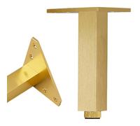 SZLXJMFL Pied Meuble Or 12cm, 4 Pièces Pied réglable Meuble sdb Pieds de Table a Manger Metal Pieds d'armoire Aluminum Alloy | électroplacage Hauteur: 6-40cm Casier Tabourets Réfrigérateur 12cm/4.7"