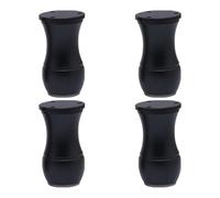 SZLXJMFL Pieds de Canapé en Métal, Lot de 4 Pieds pour Meuble Noir Pattes de Cabinet Réglable Pattes pour D'armoire Aluminum Alloy | Anodisé Pied Armoire Hauteur Optionnelle: 8-15cm 10cm/4"