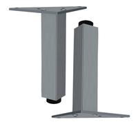 SZLXJMFL Pieds de Meuble Réglables en Hauteur, Lot de 4 Réglable Pattes de Meuble Carré Aluminum Alloy | Finition en Anodisé Hauteur: 6-60cm Pieds de Canapé-23cm/9.1"