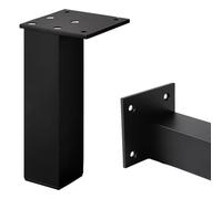 SZLXJMFL Pieds de Table a Manger, 4 Pièces Pied de Reglable Pied de Table vissable Pieds Meuble Aluminum Alloy | Anodisé Hauteur: 3-40cm Commodes Casier Bricolage 6cm/2.4"