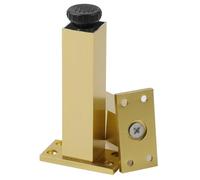 SZLXJMFL Pieds pour Canapé Aluminum Doré, Lot de 4 Réglable Pattes de Meuble Rectangle Aluminum Alloy | Finition en Anodisé Hauteur: 6-40cm Pattes pour Armoire Pieds de Canapé 30cm/11.8"