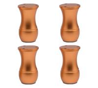 SZLXJMFL Pieds Table Metal, Lot de 4 Pattes pour Placard Doré Pattes pour Meuble Réglable Pieds de Fauteuils Aluminum Alloy | Anodisé Pied Cuisine Hauteur Optionnelle: 8-15cm Pied Cabinet 10cm/4"