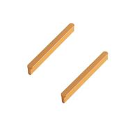 SZLXJMFL Poignée Armoire Moderne Entraxe 160mm,2 Poignées de Cuisine Solide Aluminium | Finition en Anodisé Poignées en I Longueur totale: 105-1200 mm Poignée Tiroir Or 160mm/6.3in