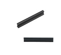 SZLXJMFL Poignée Cuisine Noir Mat Entraxe 160mm,Poignées pour Placards Solide Aluminium | Finition en Anodisé Poignées en I Longueur: 43-1200 mm 2 pièces Poignée Tiroir 160mm/6.3in