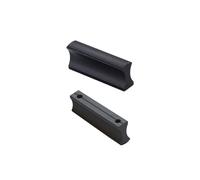 SZLXJMFL Poignée Cuisine Noir Mat Entraxe 32mm,Poignées pour Placards Solide Aluminium | Finition en Anodisé Poignées en I Longueur: 43-1200 mm 2 pièces Poignée Tiroir 32mm/1.3in