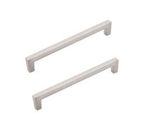 SZLXJMFL Poignee de Meuble Cuisine Brossé, 2 Pièces Poignée de Meuble en Alliage d'Aluminium | Finition en Galvanoplastie, Poignée d’Armoire Entraxe: 96-320mm Poignée de Placard Tiroir 128mm/5in