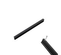 SZLXJMFL Poignee de Meuble Cuisine Noir, 2 Pièces Poignée de Meuble en Alliage d'Aluminium | Peinture Aérosol, Poignée d’Armoire Entraxe: 64-1160mm Poignées de Portes pour Placards Tiroir 192mm/7.6in