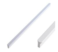 SZLXJMFL Poignée de Placard Blanc,2 pièces Bouton de Tiroir Solide Aluminium | Finition en Anodisé Poignées en I Longueur totale: 105-1200 mm Poignee de Poignee de Meuble Cuisine 576mm/22.7in