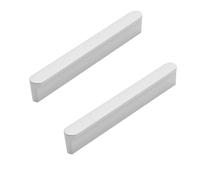 SZLXJMFL Poignées de Meuble Cuisine Blanc,Poignée Meuble en Alliage d'Aluminium | Finition en Anodisé,Entraxe:96-960 mm Boutons de portes pour placards, 2 Pièces Poignée Blanc Meuble -96mm/3.8in