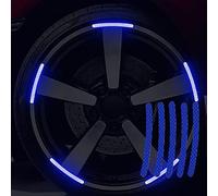 SZMBHSD 20 pièces, Autocollants de Roue de Voiture, compatibles pour BMW i4 G26 eDrive35 eDrive40 M50, Autocollants réfléchissants Autocollants de décoration de Voiture de Moto,Blue