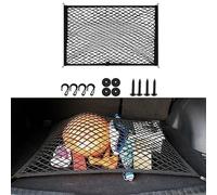 SZMBHSD Sac de Filet de Coffre de Voiture, Compatible pour Honda CR Z Prelude 5, Sac de Rangement élastique de Voiture Filet de Fixation de Bagages de Voiture,100 * 60cm- Double-Layer