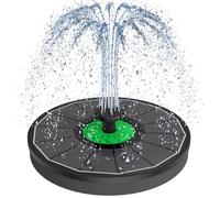 SZMP Fontaine Solaire Extérieur 3.5W 2025 Upgraded,Solaire Flottant Fontaine Mini Jardin Pompe Fontaine Solaire Flottante avec 8 Buses pour Bain d'oiseaux,Étang,Piscine,Patio,Décoration de Jardin
