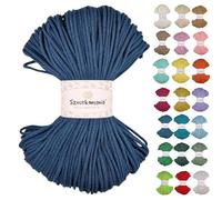 Sznurkomania Cordon en Coton tressé 3 mm 100 m 46 Couleurs