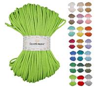 Sznurkomania Cordon en coton tressé 5 mm 100 m 46 couleurs