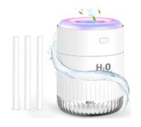 SZO Humidificateur pour Chambre d'enfant Humidificateur Mini Humidificateur pour Usage intérieur Humidificateur d'intérieur avec lumière LED, Fonction d'arrêt Automatique et Deux Modes de