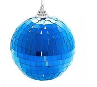 SZPENGC Balle disco pour chat - Jouet d'intérieur interactif pour chat - Pour se divertir - Chats chassant les taches lumineuses - Pas de bruit - Bleu - 12 cm