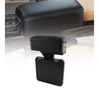 SZPXXX Accoudoir Central Boîte de Rangement pour Renault 5 E-Tech I 2024-2025, Siège de Voiture Accoudoir Central Support de Coude Télescopique Réglable avec Porte-gobelet