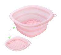 Szq786 Bol de bain de glace en silicone réutilisable avec plateau intégré pour le quotidien à la maison le matin 24 x 24 cm