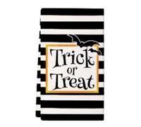 Szq796 Ensemble de torchons de cuisine en microfibre absorbants pour un usage domestique, parfaits pour sécher les mains et laver la vaisselle Motif citrouille d'Halloween (B, 40 x 60 cm)