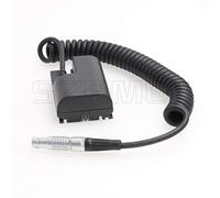 SZRMCC 0B 2 Broches vers Batterie factice LP E6 pour caméra SmallHD 501502702 Moniteur EOS 60D 70D 80D