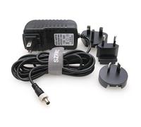 SZRMCC Adaptateur d'alimentation 5,5 x 2,1 mm 12 V 3 A AC DC avec prises US UK EU pour appareils vidéo Pix-E5H PIX-E7 KiPRO Atomos Monitor Lectrosonics SR Récepteur