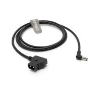 SZRMCC Anton-Bauer D Tap vers DC 5,5 x 2,5 mm Câble d'alimentation pour appareils photo reflex numériques BlackMagic SmallHD DP6-SDI DP6-SLR à angle droit DC2,5,60cm