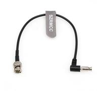 SZRMCC BNC vers Angle Droit Micro BNC Mâle Q4 HD Haute Densité Câble Coaxial Vidéo UHD 4K 75 ohm pour Blackmagic Video Assist 5″ 12G-SDI HDR Monitor (45cm)