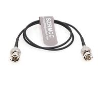 SZRMCC BNC vers BNC Mâle Câble 3G HD SDI RG174 75ohm Câble Vidéo Coaxial Flex pour Sony FS5 FX6 Atomos Shogun Inferno SmallHD Moniteur Blackmagic Arri Red Caméras (40cm)