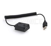 SZRMCC Câble adaptateur de batterie pour batterie USB DC 5V Sortie vers NP-FW50 DC Coupler batterie factice pour appareil photo Sony a3000 a5100 a6300 A7 A7S A7R A7S2