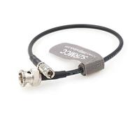 SZRMCC Câble Coaxial Vidéo Haute Densité HD Micro BNC vers Standard BNC Mâle 12G-SDI UHD 4K Câble pour Blackmagic Video Assist 5″ 12G-SDI HDR Monitor (30cm)