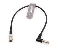 SZRMCC Câble Coaxial Vidéo UHD 4K BNC Femelle vers Angle Droit Micro BNC Q4 Haute Densité 75ohm pour Blackmagic Video Assist 5″ 12G-SDI HDR Monitor (30cm)