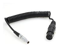 SZRMCC Câble d'alimentation 2 broches mâle vers XLR femelle 4 broches pour caméra ARRI Alexa Kit TILTA 12V vers moniteur de caméra Practilite 602 (câble huilé)