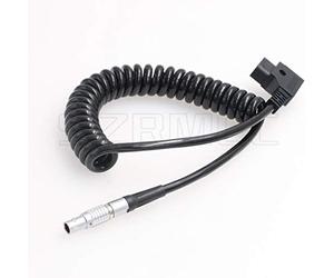 SZRMCC Câble d'alimentation spiralé D vers 0B mâle 2 broches pour récepteur Heden Redrock Helix Letus Bartech
