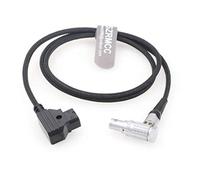 SZRMCC Câble d'alimentation tressé rouge Epic Scarlet Gemini 6 broches femelle vers D-Tap (3 m)