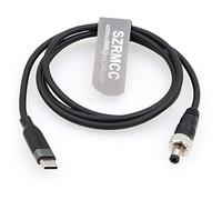 SZRMCC Câble d'alimentation USB C vers Verrouillage DC 5.5 2.1 PD Trigger 12 V pour écran Atomos appareils vidéo Pix-E7 Pix-E5 Hollyland Mars 400s (1 m)