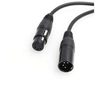 SZRMCC Câble d'alimentation XLR 4 Broches mâle vers XLR Femelle 4 Broches pour Appareil Photo, Moniteur, caméscope DSLR Practilite 602