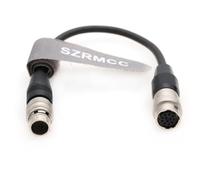 SZRMCC - Câble de commande de mise au point servo canon, 20 broches mâle Hirose vers Fujinon, 12 broches femelle Zoom Focus Controller Câble adaptateur de 20 cm