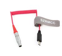 SZRMCC Câble de sortie Timecode Micro-USB vers mâle 5 broches pour S-Ony FX3 FX30 A7S3 A1 Multi-caméra vers Ambient Lockit Tentacle Sync Track E TigQ28 Timecode Generator