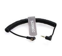 SZRMCC Câble de télécommande LANC de 2,5 mm à angle droit de 2,5 mm à 2,5 mm mâle - Câble d'alimentation pour Zoom Sony PXW-FS5 Handgrip SmallRig Blackmagic URSA Mini (câble droit)