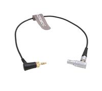 SZRMCC Câble de verrouillage TRS 3,5 mm à angle droit 5 broches pour caméras audio Deity TC-1 Arri Alexa 633 664 688 702T 788T