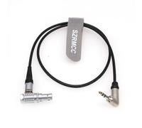SZRMCC Câble d'entrée audio à angle droit 0B 6 broches mâle vers 3,5 mm TRS ARRI Alexa Mini LF Camera
