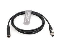 SZRMCC Câble d'extension Audio Mini XLR 4 Broches TA4M mâle vers TA4F Femelle pour Casques Shure