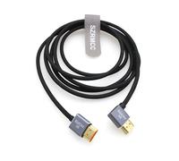 SZRMCC Câble HDMI 8K 2.1 tressé spiralé ultra haut débit pour Z Cam E2 Portkeys BM5 Atomos Shinobi Ninjav V Monitor S-Ony Canon Camera (HDMI-HDMI droit, 75 cm)