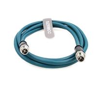 SZRMCC Câble réseau M12 X-Code 8 broches mâle vers 8 broches mâle avec verrouillage Ethernet haute flexibilité blindé Gigabit étanche pour caméra industrielle Basler Cognex (3m)