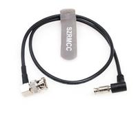 SZRMCC Câble SDI BNC 12G UHD 4K Micro BNC vers BNC Mâle Angle Droit Câble Coaxial Vidéo Haute Densité 75ohm pour Blackmagic Video Assist 5" Monitor (15cm)