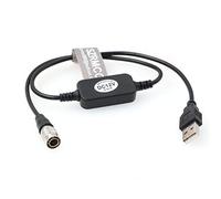 SZRMCC Chargeur portable USB 5 V 2 A vers Hirose 4 broches avec câble Boost 12 V pour appareils audio 688 644 633 Zoom F4 F8 Zaxcom